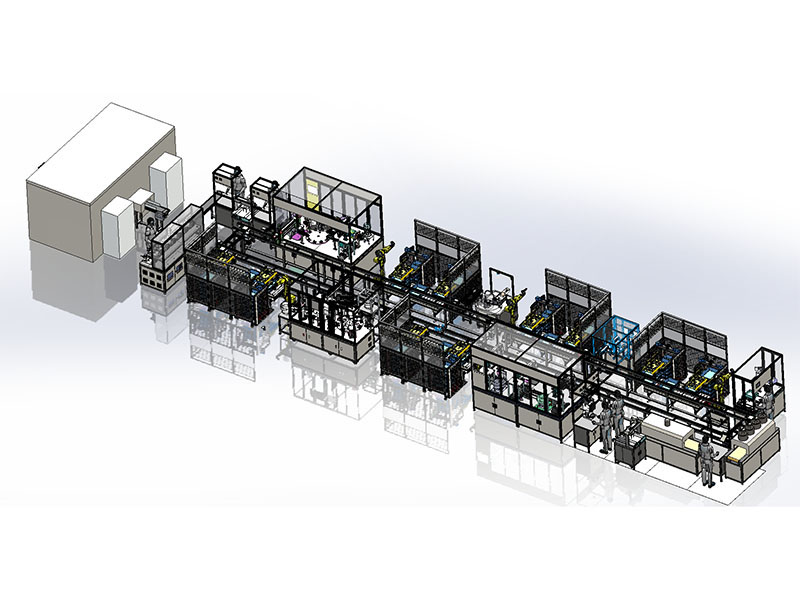 踏板電機半自動裝配線